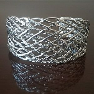 Sterling Silver Cuff Bracelet Taxco.925